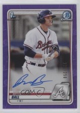 2020 Bowman Chrome Prospects Purple Refractor /250 Bryce Ball #CPA-BBA Auto 5m5