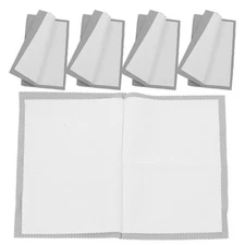  5pcs 4-Layer Jewelry Cleaning Cloth - Large Silver Polish Cloth - Multi-Layer