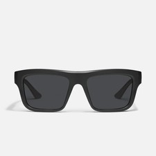 QUAY Dealers Choice Sunglasses - Matte Black/Black Polarized