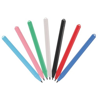 7Pcs Reusable Stylus Pens for LCD Drawing Tablet Home Use Assorted Color Plastic