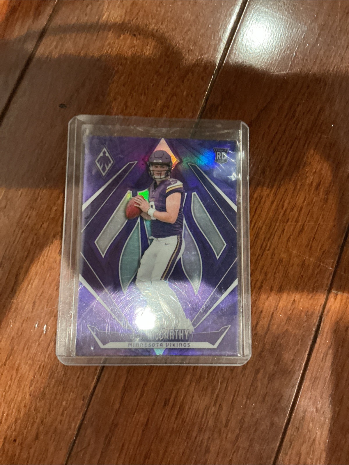 2024 Panini Phoenix - Rookies J.J. McCarthy #185 Purple (RC)