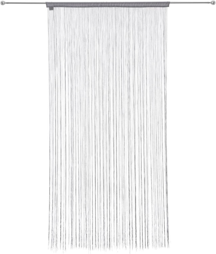Atmosphera - Tenda a Fili, 90 X 200 Cm, Colore: Grigio - Foto 5 di 12