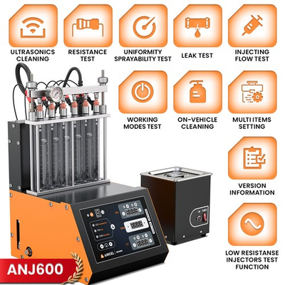 #ad ANCEL ANJ600 Fuel PIEZO GDI Conventional Injector Cleaning Leaking Testing Tool $479.99