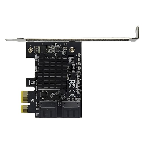 SATA3.0-Erweiterungskarte auf PCI-E4-Port 6G-Adapterkarte 88SE9215 Erweiter6440 - Photo 4/10