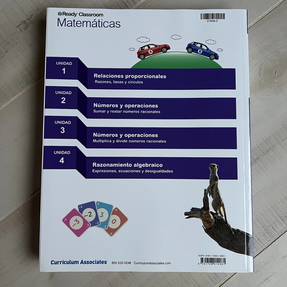 i Ready Classroom Mathematics Grade 7 Volumes 1 Student ESPANOL SPANISH Textbook - Image 2 of 4