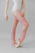 Rubiawear Dance Leg Warmers, Dusty Rose Pink, Size S/M
