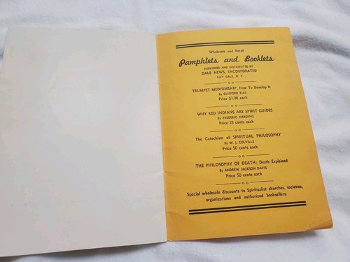 Why Red Indians Are Spirit Guides By Frederic Harding Pamphlet Occult - Picture 5 of 5