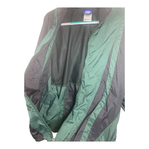 Vintage 90’s Umbro Zip L Windbreaker Jacket Men’s Large Green - Bild 7 von 14