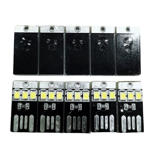 5PCS Night Lamp Mini Pocket Card USB Power LED 0.2W Light for Computer Lapto _cn - Bild 2 von 8
