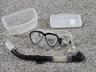 TUSA Splendive II TM-7500Q Scuba Mask Hyperdry Snorkel & Case