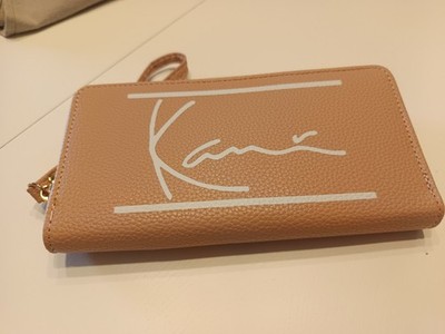 Karl Kani Damen Geldbörse Portemonnaie Wallet Zip Rose