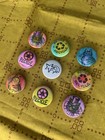 Lot Of 9 😸♻️ Handmade 💫 1 Inch Cats, Recycle & Star  Pin Buttons Pinbacks Set — photo 4