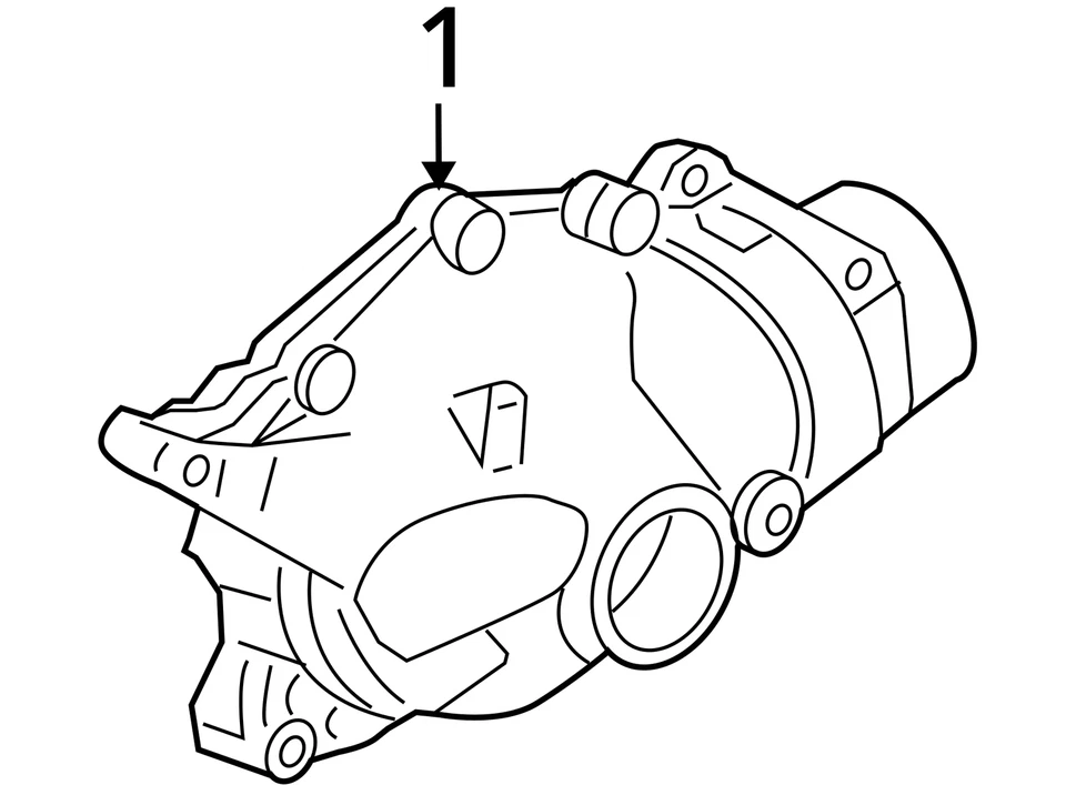 Carrier Coupe Front AWD Automatic Transmission Fits 07-13 BMW 335i 1992262 - Изображение 4 из 4