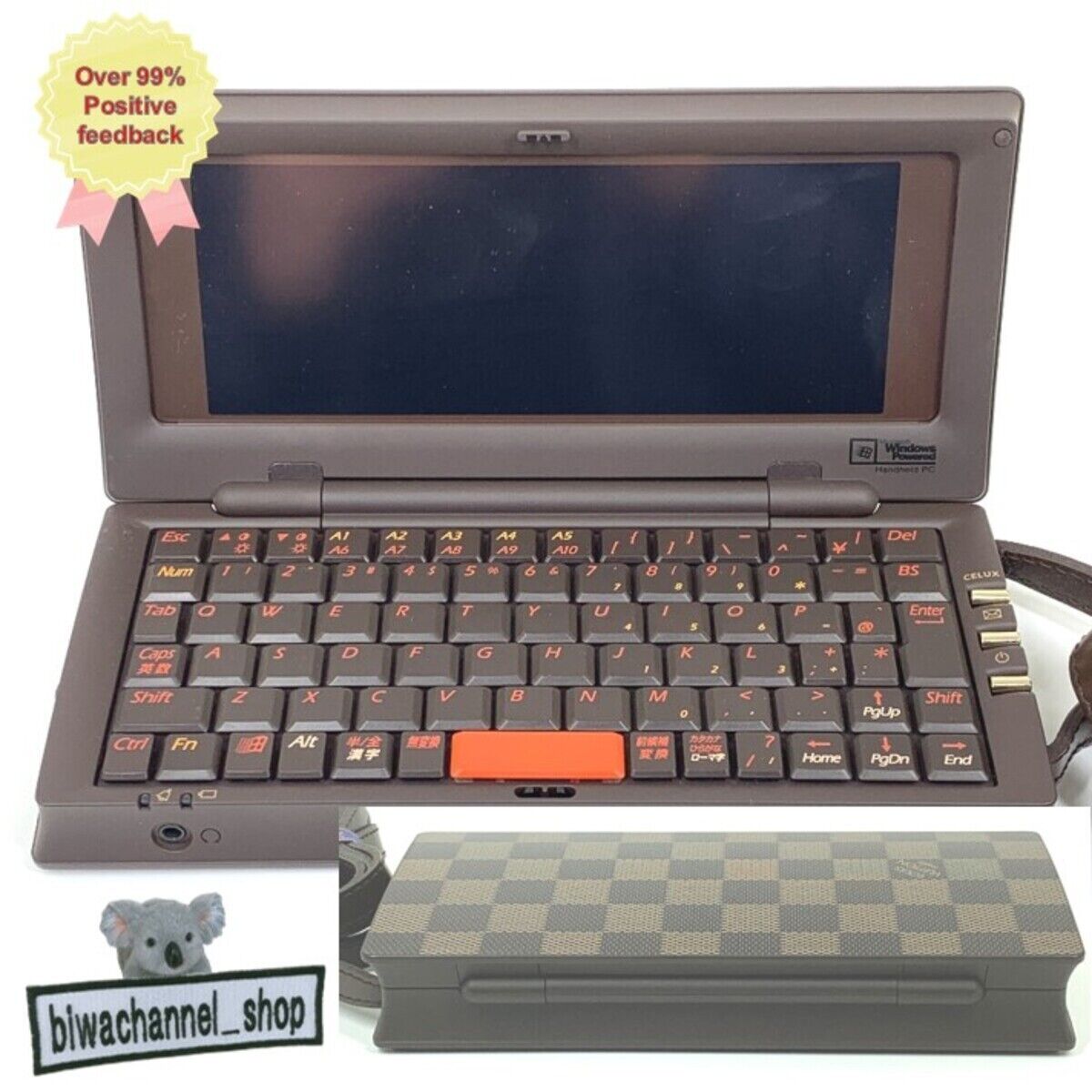 Laptops With Louis Vuitton Logo On The Screen. Computer Technology