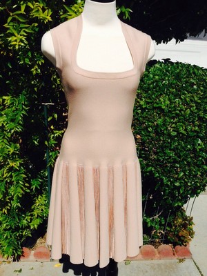 Authentic-Azzedine Alaïa Nude Sz.38 SM $3560. NWT