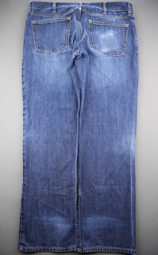 Pantalones de mezclilla para hombre 2013 Old Navy ajustados oscuros 100 % algodón talla 36x30 (Sr 36x29) - Imagen 7 de 10