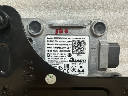 2020 2021 2022 Hyundai Sonata Front Distance Cruise Sensor Radar 99110-L0000 OEM - Bild 2 von 8