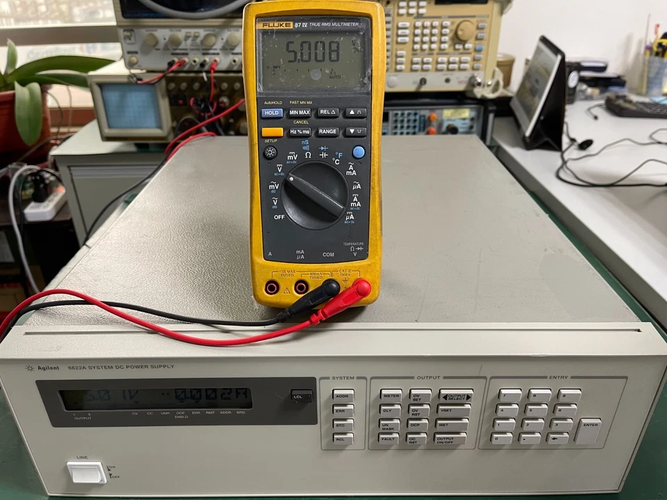 HP Agilent 6622A System DC Power Supply 2 outputs , 50V/4A _0537 - Image 4 of 4