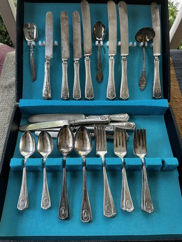 Vtg Silverware Lot South Seas Community Plate WM Rogers Roma Montagnani Italy - Picture 2 of 23