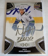 2021-22 MVP Base Silver Script #148 Nils Hoglander - Vancouver Canucks