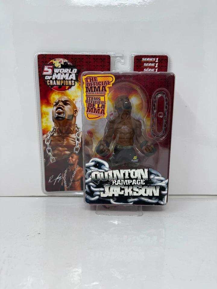 Figura de acción Ronda 5 Campeones del Mundo de MMA Quinton “Rampage” Jackson Serie 1 Foto 2 de 4