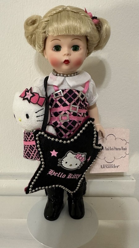 RARE Madame Alexander 8” Doll Punk Princess Hello Kitty 48560 W/Accessories
