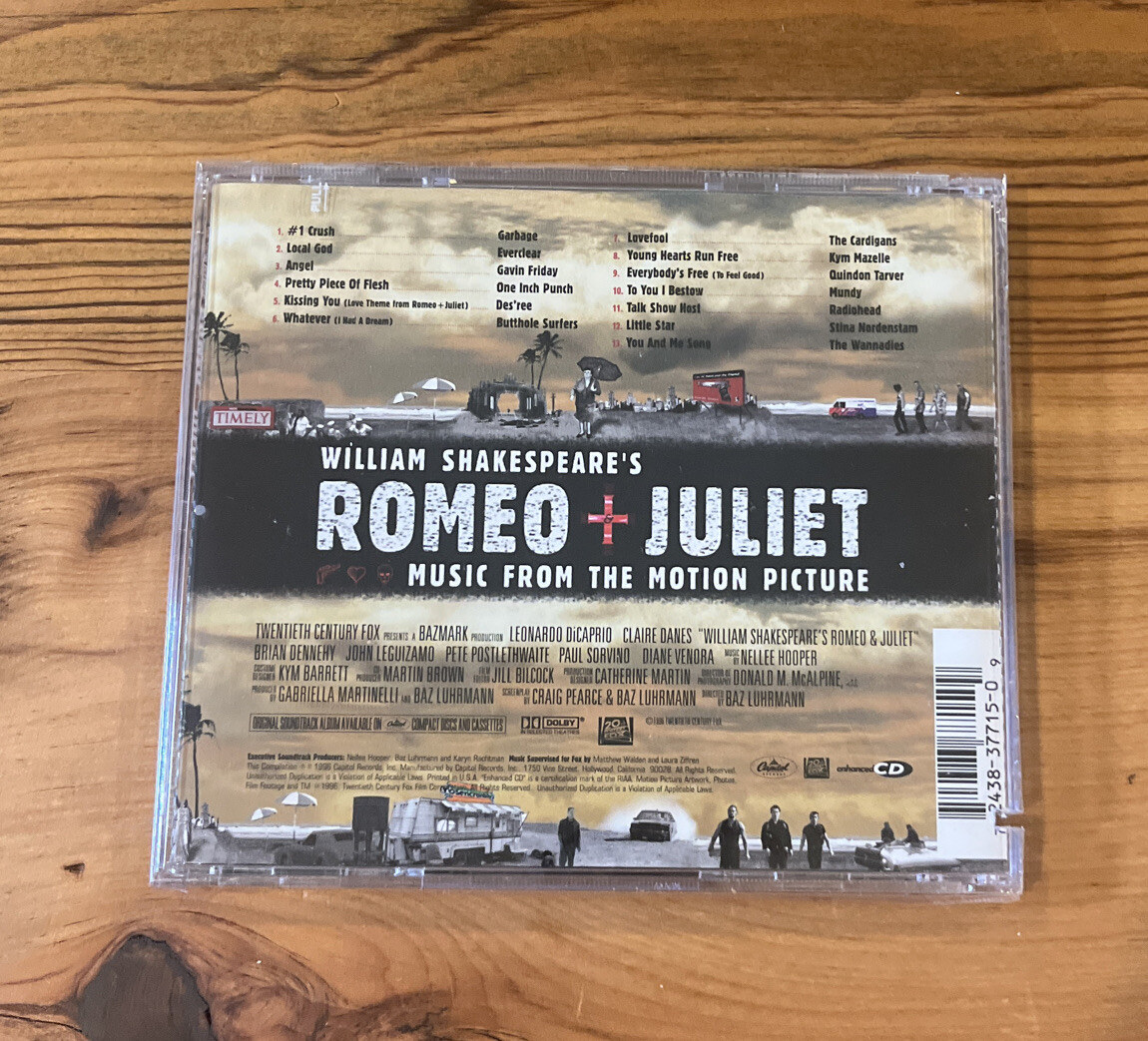 洋楽 William Shakespeare's Romeo + Juliet LP William Shakespeare's Romeo + Juliet (Music from the Motion