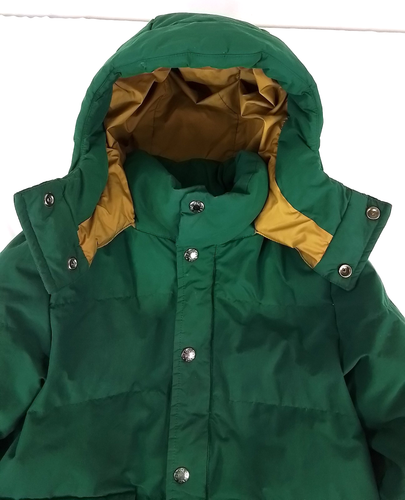 The North Face Brown Label Down Jacket Kids Small Green #W3655 - Picture 4 of 21