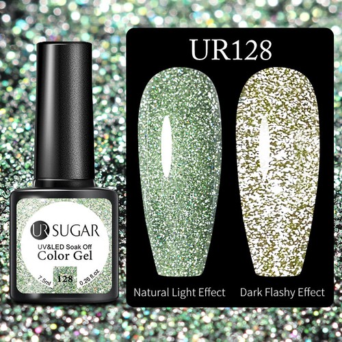 Esmalte de uñas UR SUGAR reflectante brillo gel remojo UV LED arte en uñas barniz de gel - Imagen 30 de 77