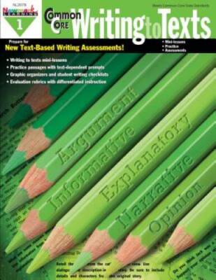 Common Core Practice Writing to Texts Grade 1 - Paperback - VERY GOOD
