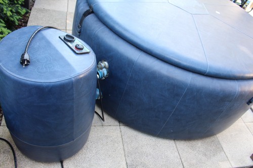 Softub Legend Whirlpool (Ø180 cm) blau (sapphire) mit Hydromat/Abdeckung/Filter - Bild 3 von 21