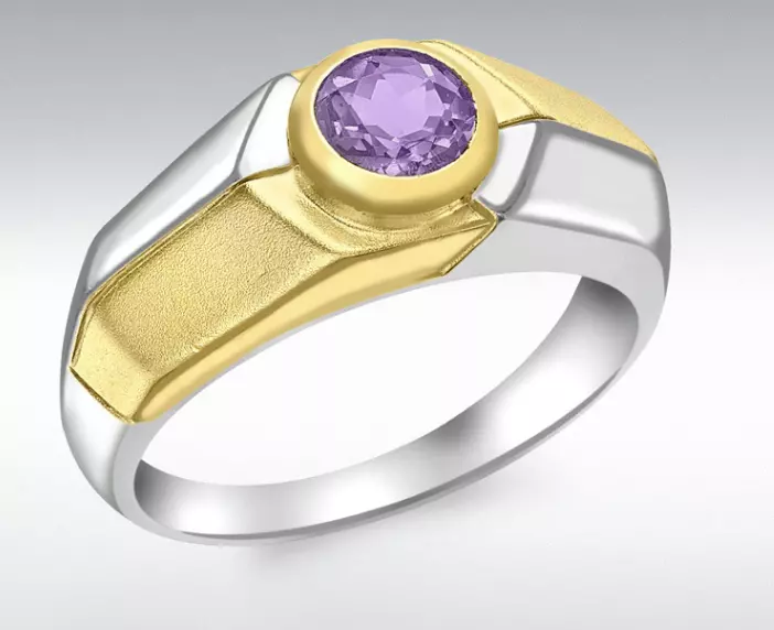 9ct sales amethyst ring
