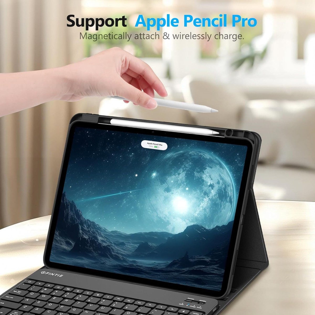 【専用】iPad Pro 13 本体 +Keyboard +pencil pro Keyboard Case for iPad Pro 13-inch (M4) 2024 with Pencil