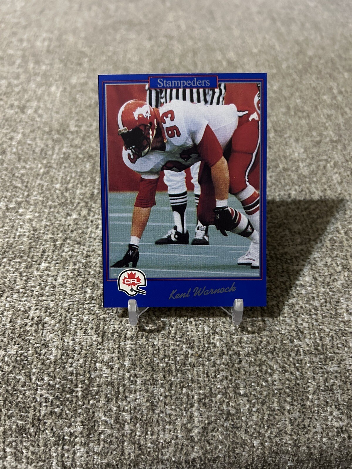 1991 Jogo CFL #70 KENT WARNOCK