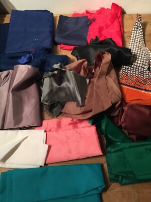 Vintage Futter & andere Stoffe zum Steppen kleiner Handwerksprojekte