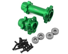 Treal Hobby Promoto CNC Aluminum Front & Rear Hub Set (Green) [TLHTPROMOTOMX-03]