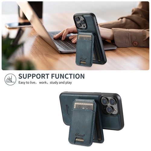 For iPhone 16e 16 15 14 13 12 Case Removeable Magnet Wallet Leather 2in1 Cover - Picture 44 of 64