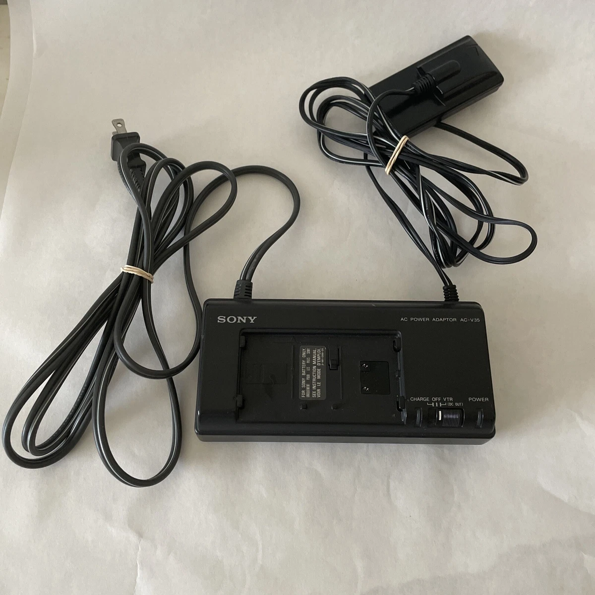 Sony ACV35A AC Power Adapter & Battery Charger For Camcorder & Video 8