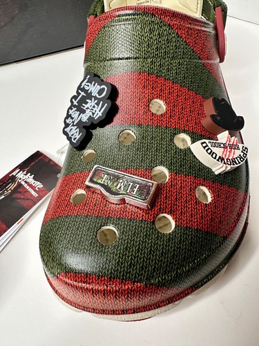 Crocs All-Terrain A Nightmare on Elm Street Horror Collection Men's Size 8 - NEW - Picture 16 of 32