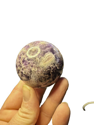 Atemberaubende große Traum Amethyst Kristall Quarz Kugel Böhmischer Stil 6x6cm Kugel 