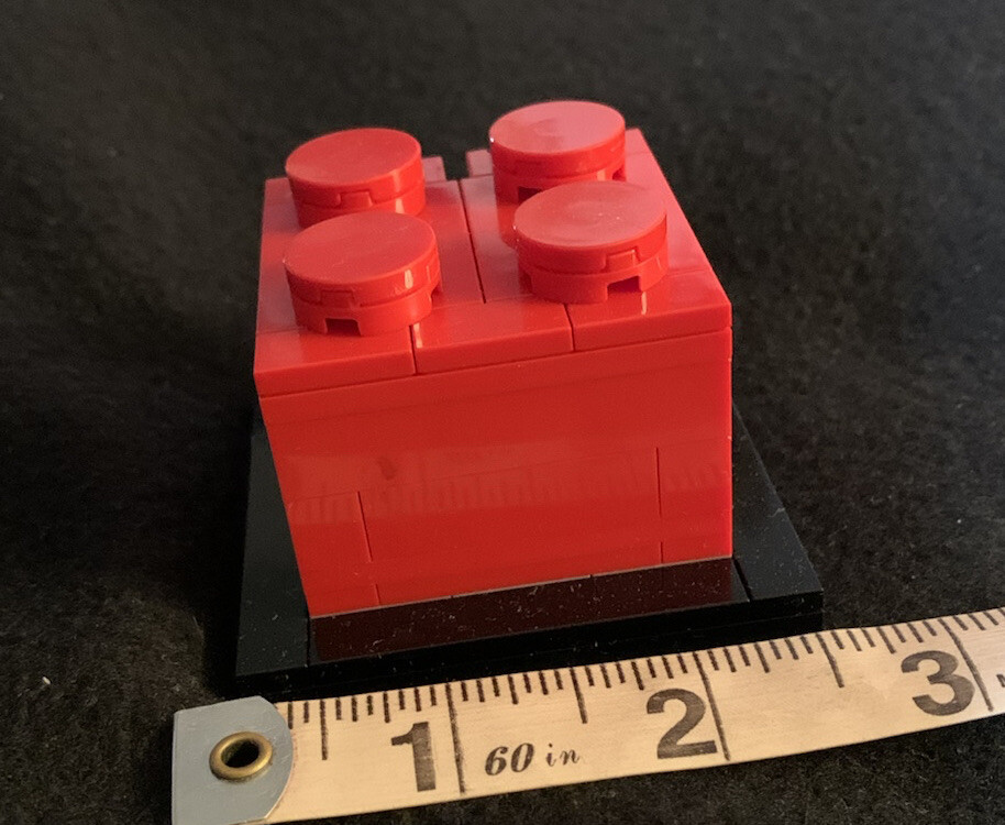 LEGO LIMITED EDITION Buildable 2x2 Red Brick Celebrate 90 Years of Play Toys