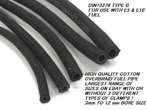 Braided Fuel Hose, Fuel Line, FuelPipe, Vacuum Hose, E5 & E10 Petrol - Picture 48 of 168