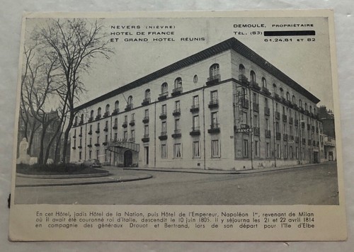 Nevers Hotel De France. Cartolina (Q2) - Foto 1 di 2