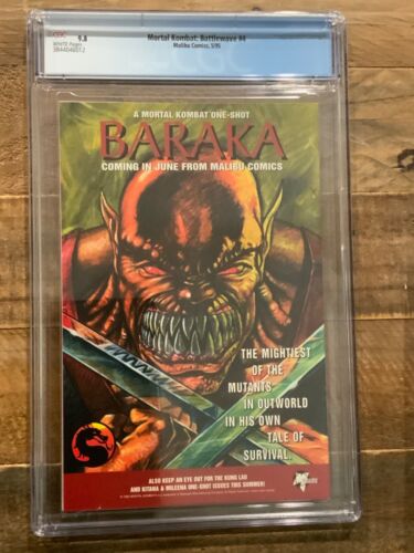 🔥 🔥 CGC 9.8 MORTAL KOMBAT BATTLEWAVE 4 1995 Malibu Comics 🔥 🔥 - Picture 2 of 2