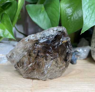 Elestial Quartz Crystal W/ Smoky Phantoms