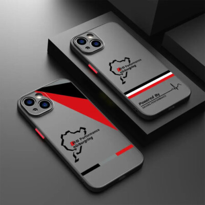 Handyhülle Audi RS Nürburgring Anti Fingerprint iphone 12 13 14 15 16 mini usw.