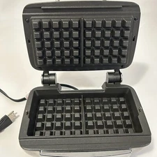 All-Clad All clad Waffler 2 Square Belgian Waffle Maker Model 6061 s1 breakfast