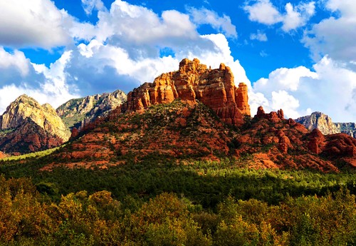 Puzzle Tau - 1000 pezzi tagliati casualmente - Rocce rosse di Sedona, Arizona - Foto 2 di 3