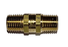 Check Valve 1/4  NPT Brass Check Valve-2500Psi , 5 PSI Cracking Pressure , Fluid
