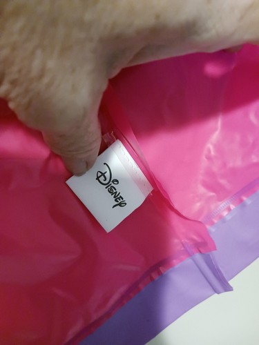 Girls Disney Minnie Mouse Getting Dottie Pink Vinyl Rain Coat Jacket - Picture 3 of 4